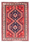 Shiraz Rug 105x152cm - Persian Rugs - Rectangle / Red / 105 x 152 cm Rectangle