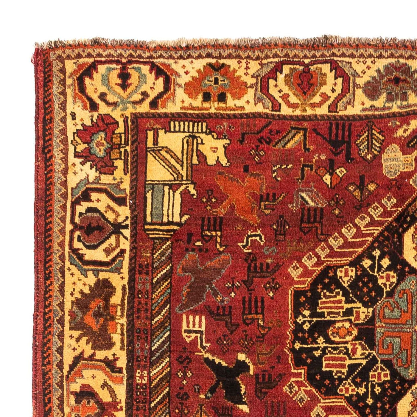 Perser Rug - Nomadic - 258 x 170 cm - dark red