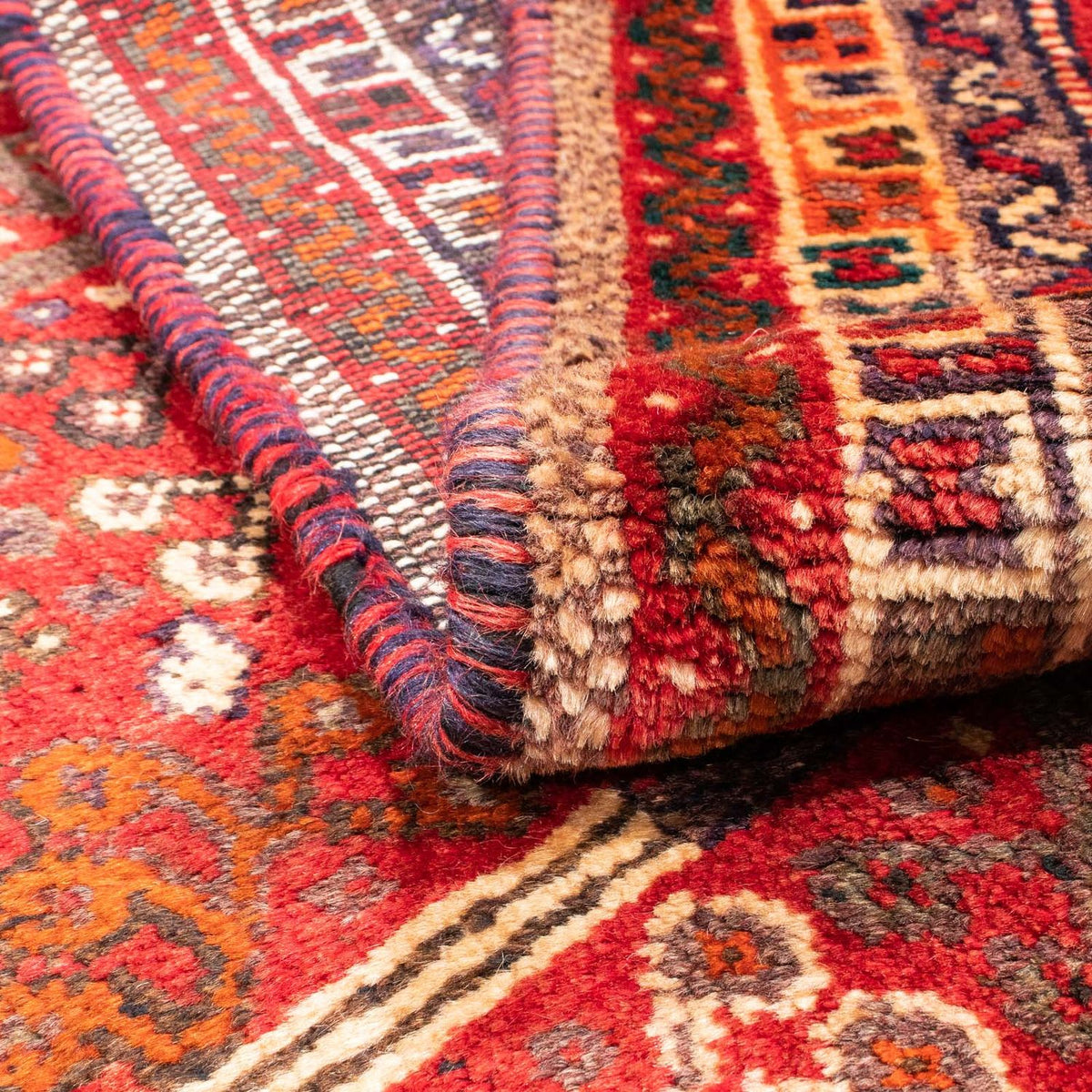 Perser Rug - Nomadic - 162 x 110 cm - red