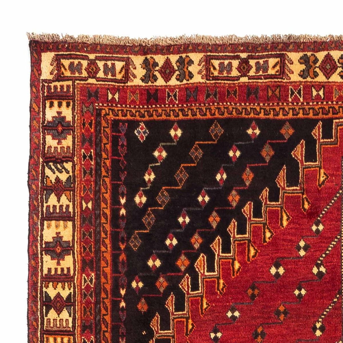 Perser Rug - Nomadic - 257 x 157 cm - dark red