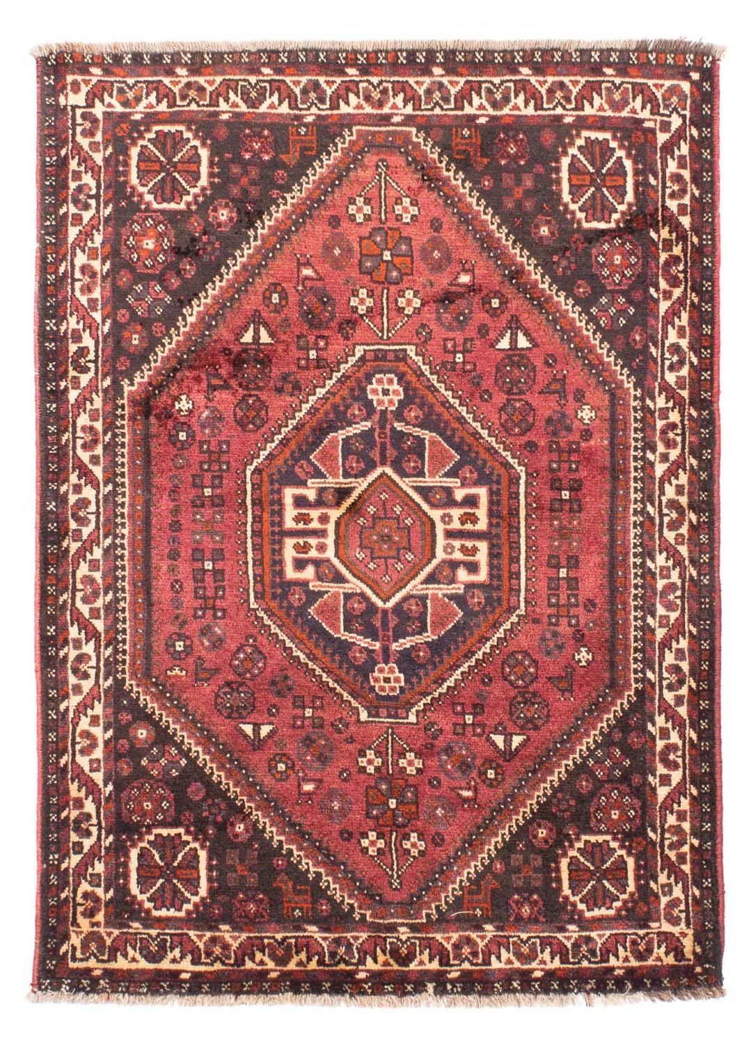 Perser Rug - Nomadic - 164 x 118 cm - dark red