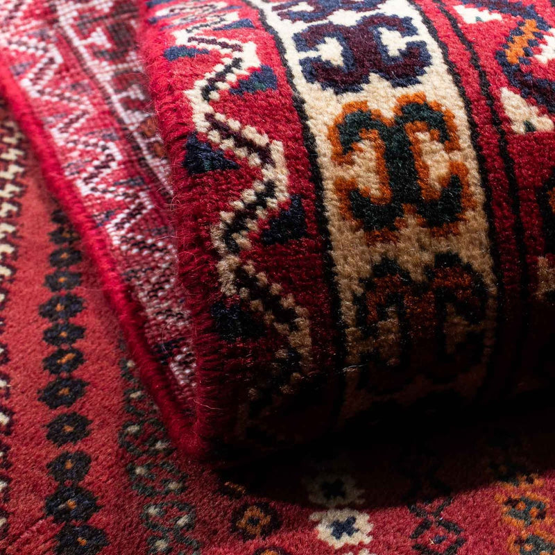 Perser Rug - Nomadic - 251 x 154 cm - dark red