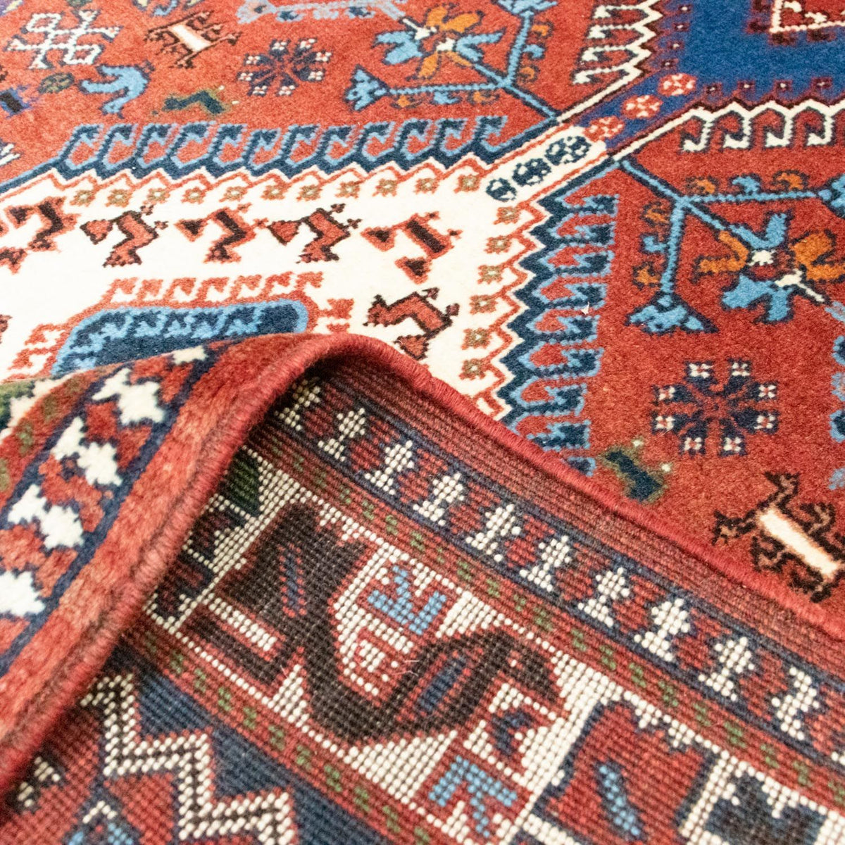 Perser Rug - Nomadic - 197 x 113 cm - red