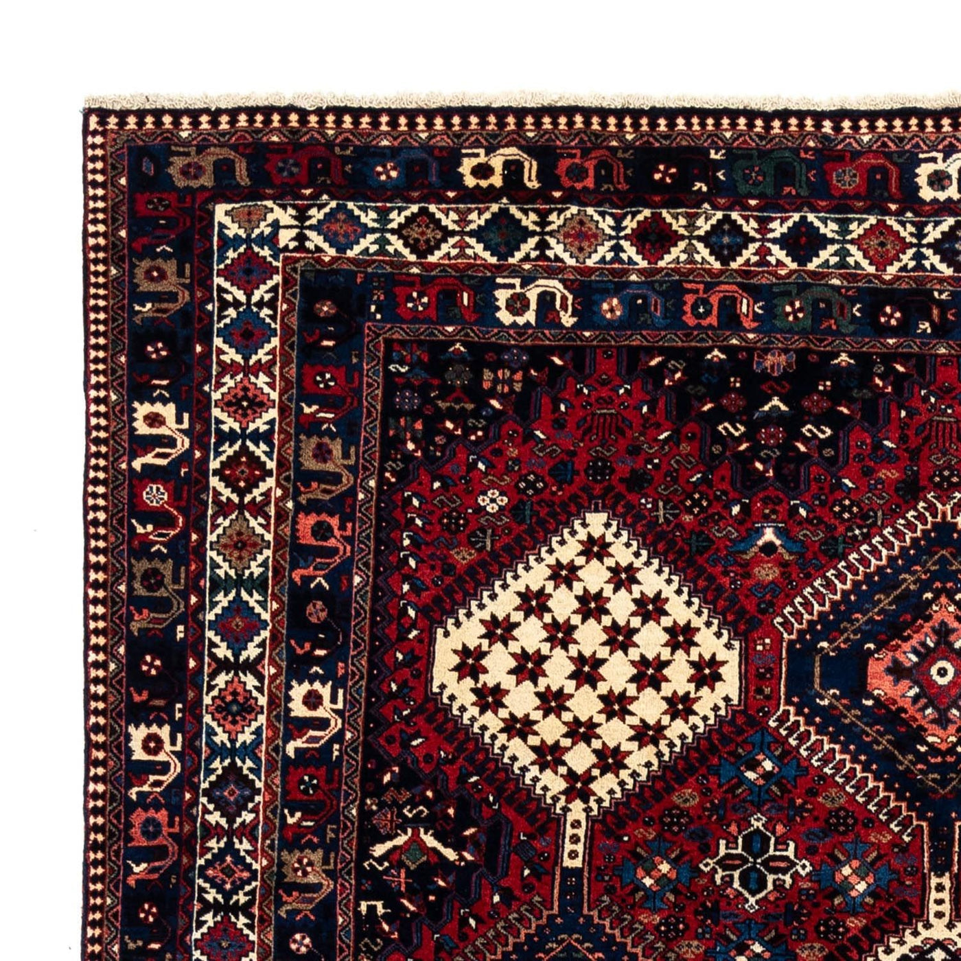 Perser Rug - Nomadic - 300 x 202 cm - dark red