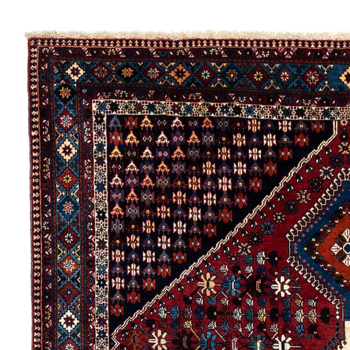 Perser Rug - Nomadic - 320 x 205 cm - dark red