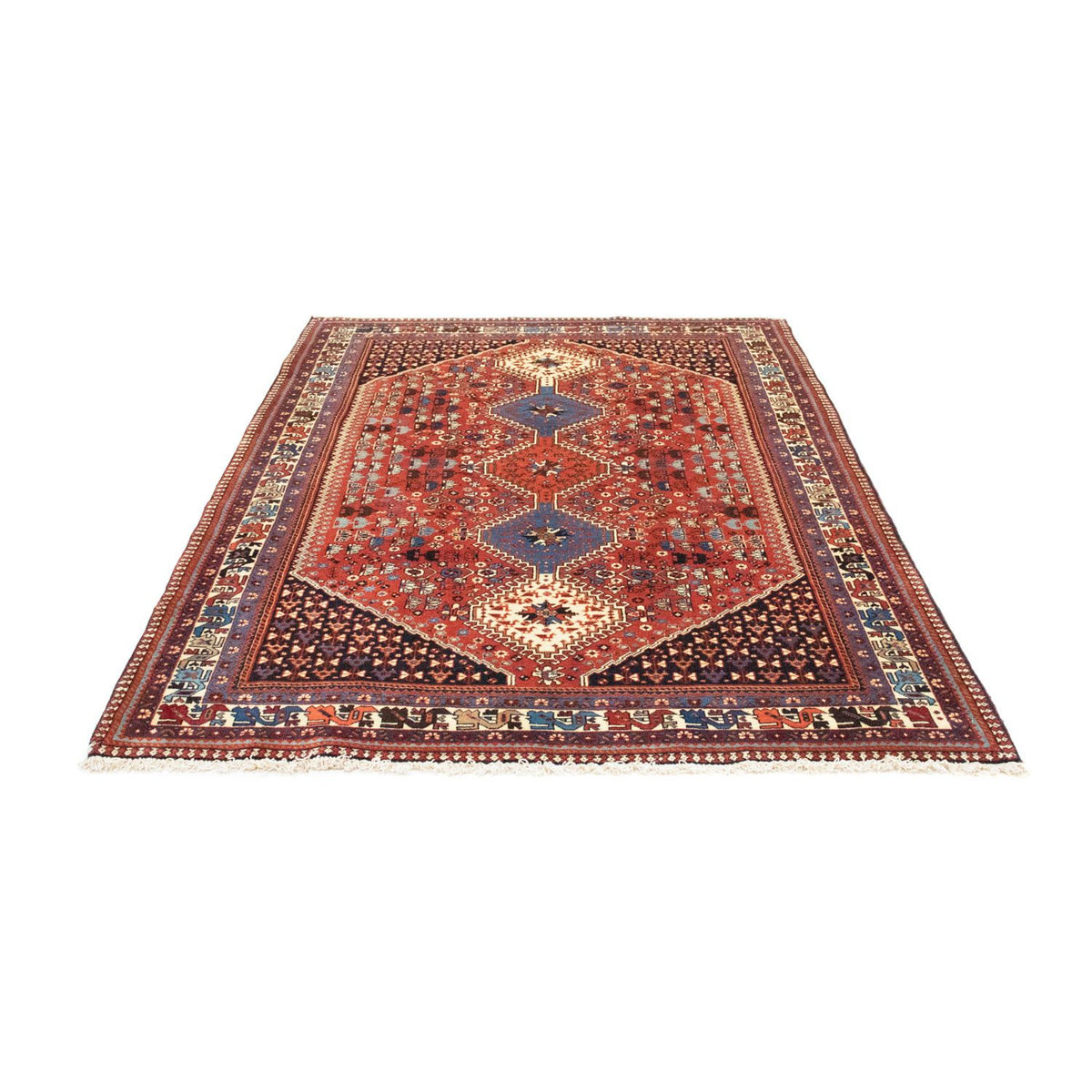 Perser Rug - Nomadic - 213 x 152 cm - red