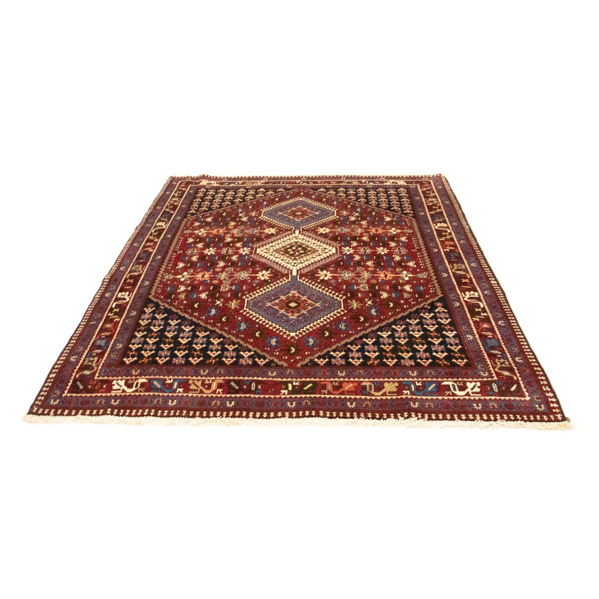 Perser Rug - Nomadic - 200 x 159 cm - red