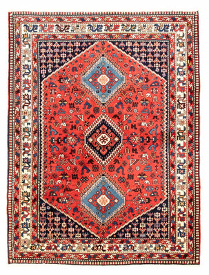Perser Rug - Nomadic - 228 x 138 cm - red