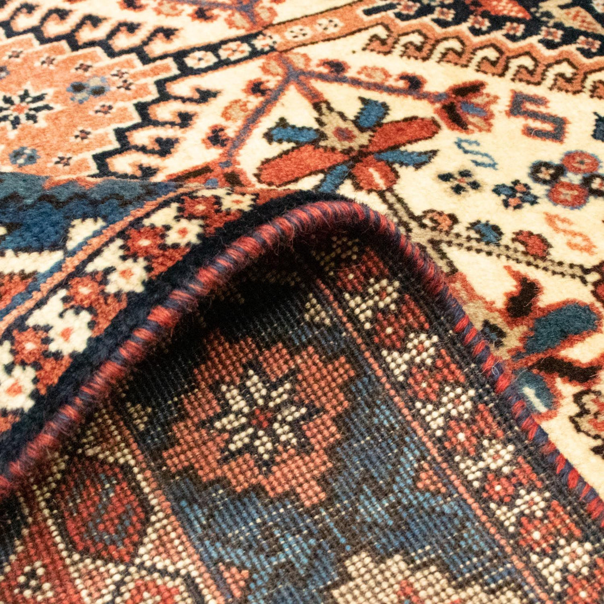 Perser Rug - Nomadic - 193 x 150 cm - beige