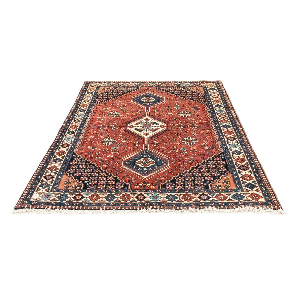 Perser Rug - Nomadic - 195 x 145 cm - red
