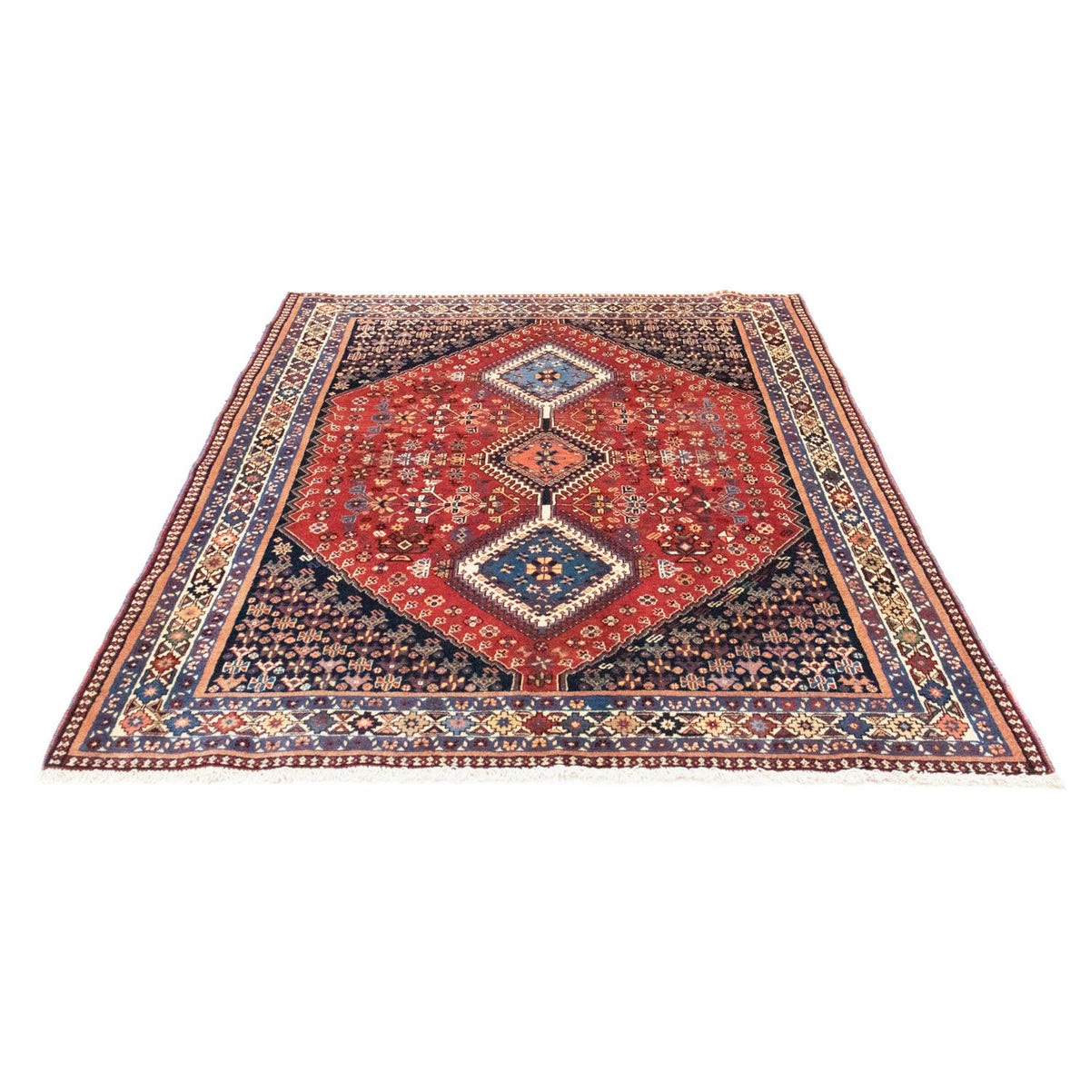 Perser Rug - Nomadic - 203 x 150 cm - red