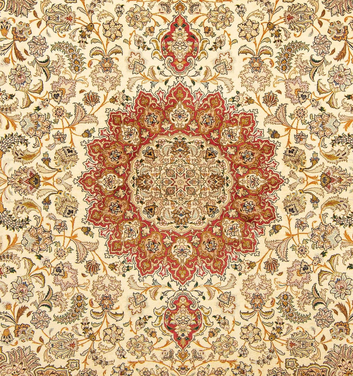 Perser Rug - Tabriz - Royal - 251 x 204 cm - beige