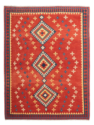 Kelim Rug - Oriental - 271 x 215 cm - red