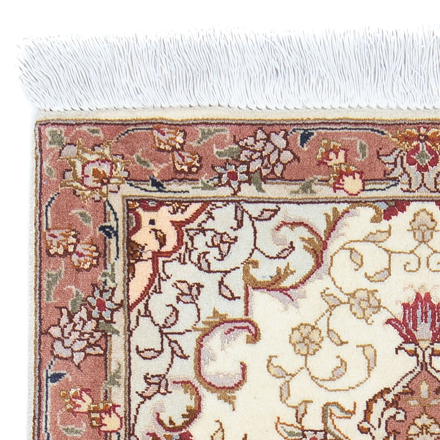 Tabriz - 50 Raj Rug 92x60cm - Persian Rugs