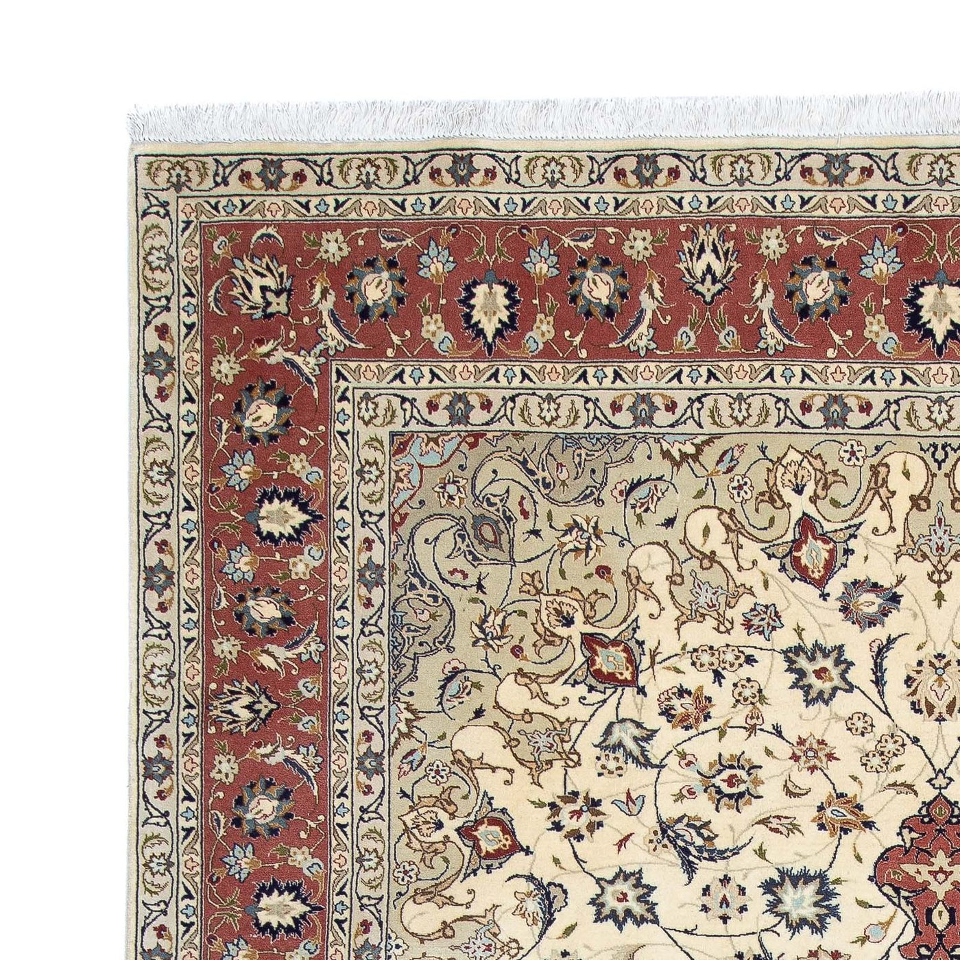 Tabriz - 50 Raj Rug 308x205cm - Persian Rugs