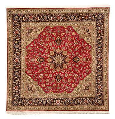 Perser Rug - Tabriz - Royal square  - 203 x 203 cm - red
