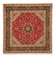 Tabriz - 50 Raj Rug 203x203cm - Persian Rugs