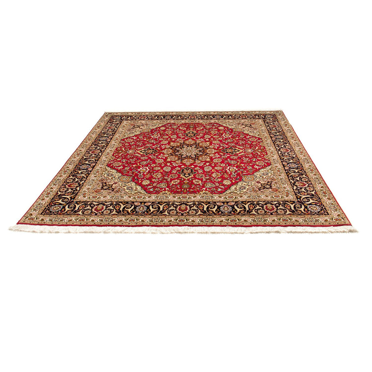 Perser Rug - Tabriz - Royal square  - 203 x 203 cm - red