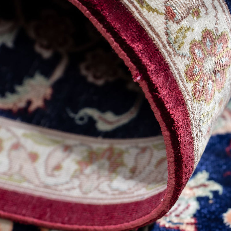 Perser Rug - Ghom - 87 x 59 cm - dark blue