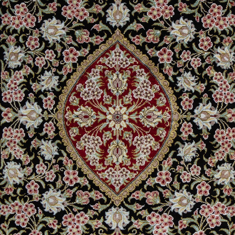 Perser Rug - Ghom - 89 x 57 cm - dark blue