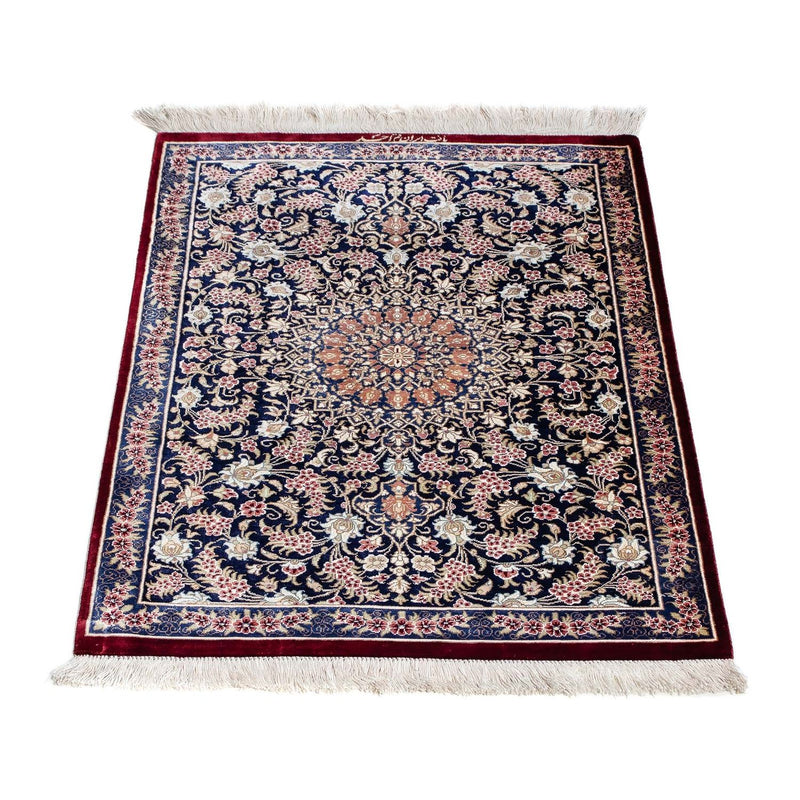 Perser Rug - Ghom - 82 x 57 cm - dark red