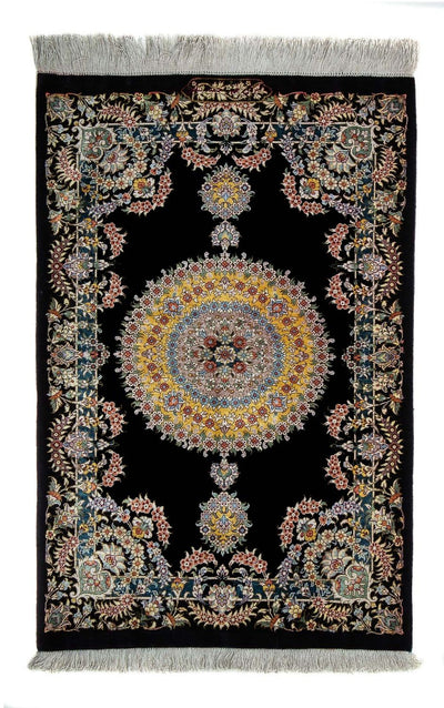 Qom Rug 59x89cm - Persian Rugs