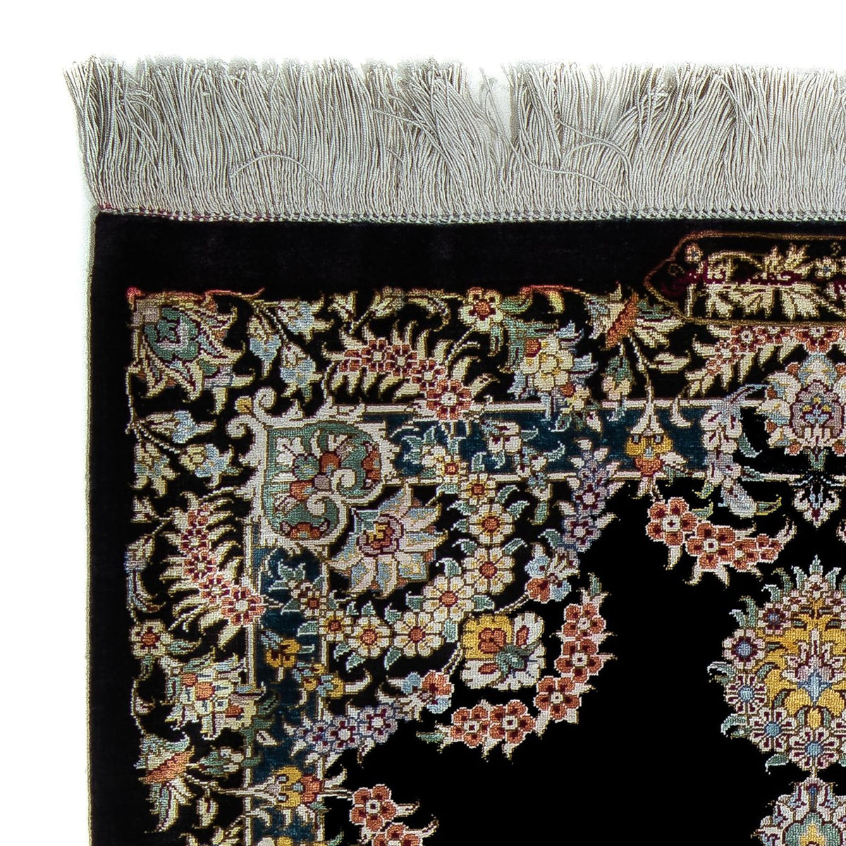 Perser Rug - Ghom - 89 x 59 cm - dark blue