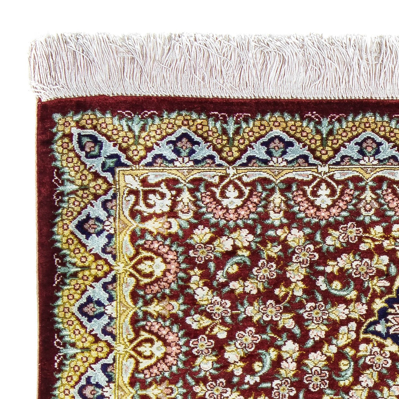 Qom Rug 78x57cm - Persian Rugs