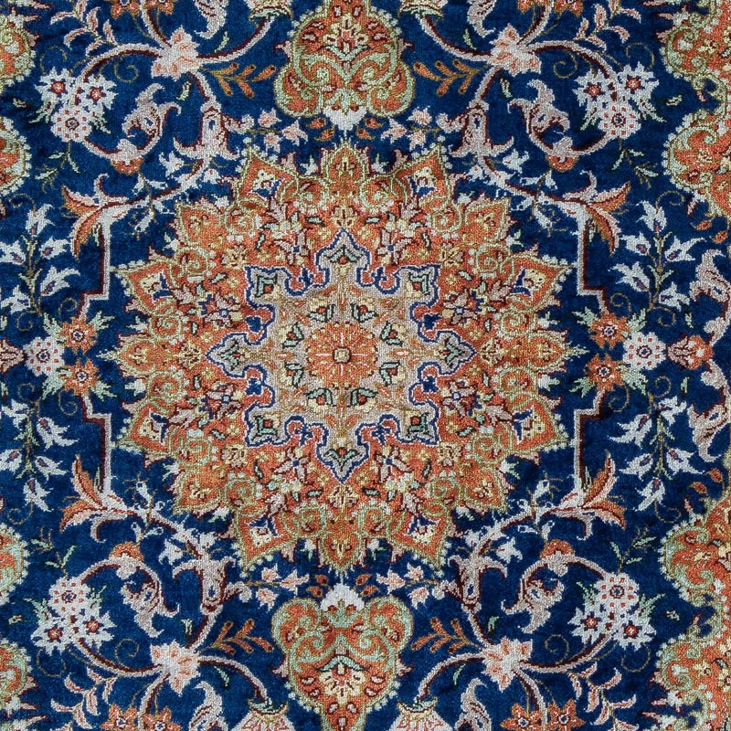 Perser Rug - Ghom - 78 x 55 cm - dark blue