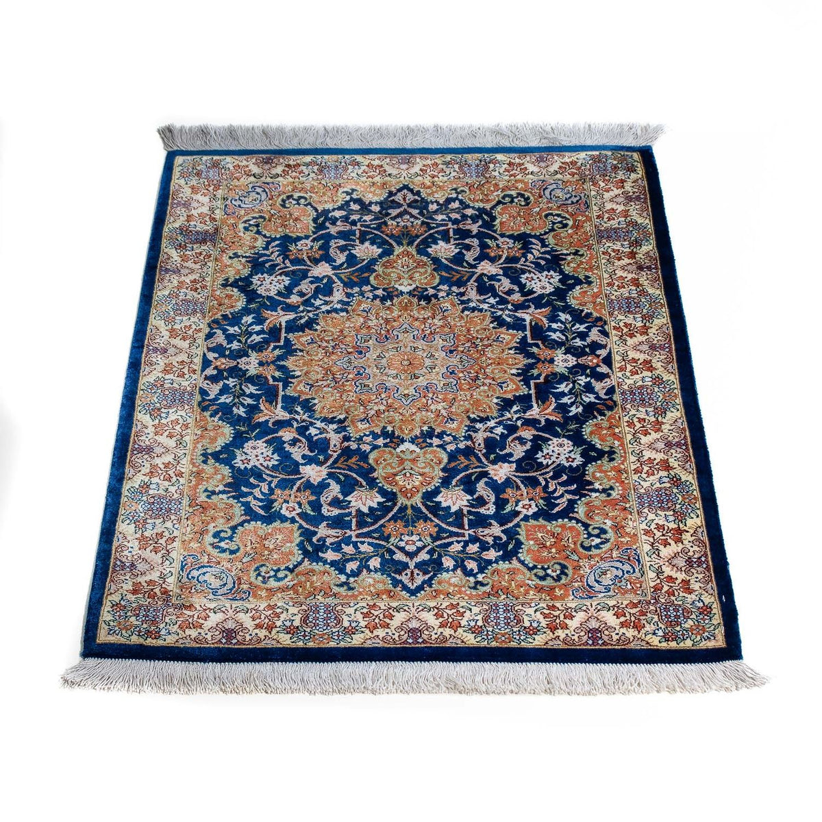 Perser Rug - Ghom - 78 x 55 cm - dark blue