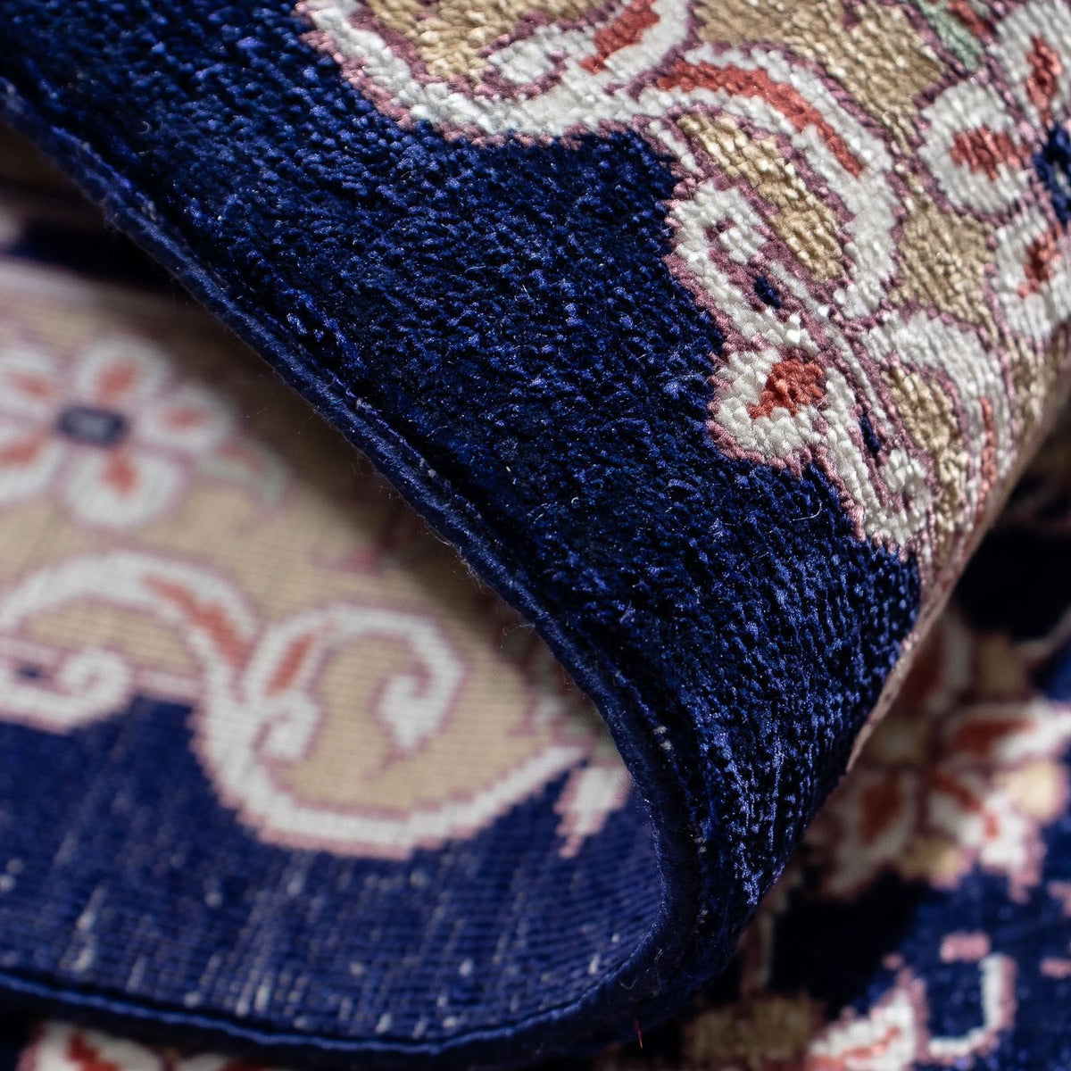 Perser Rug - Ghom - 80 x 56 cm - dark blue