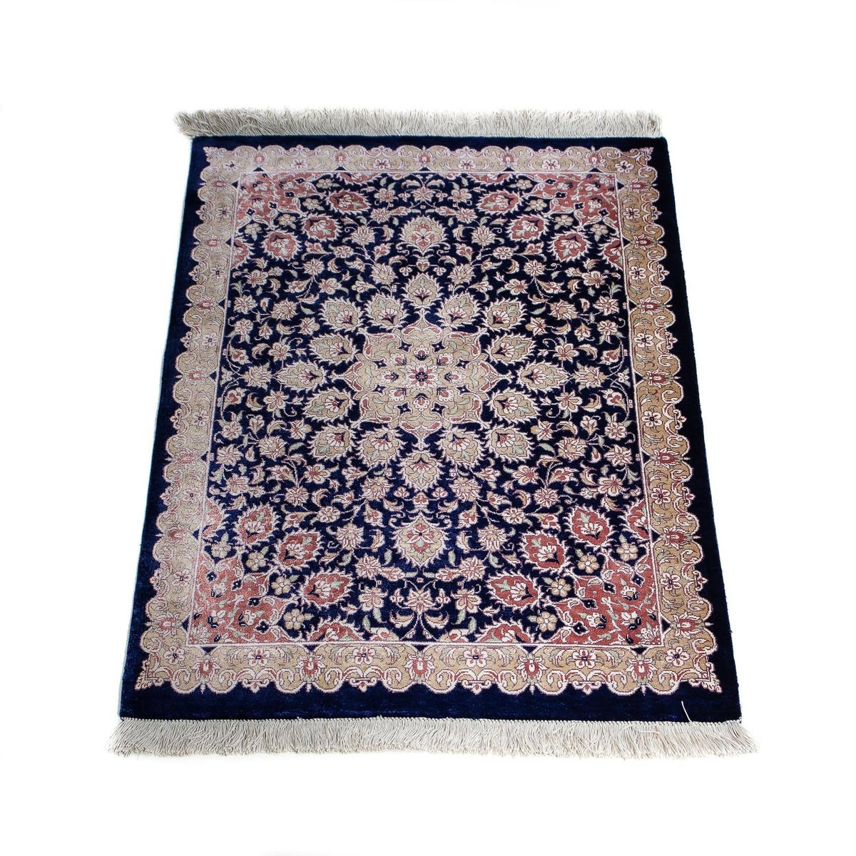Perser Rug - Ghom - 80 x 56 cm - dark blue