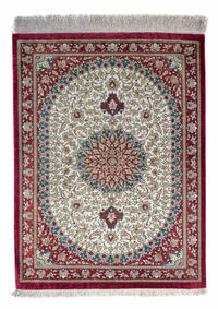 Perser Rug - Ghom - 78 x 60 cm - dark red