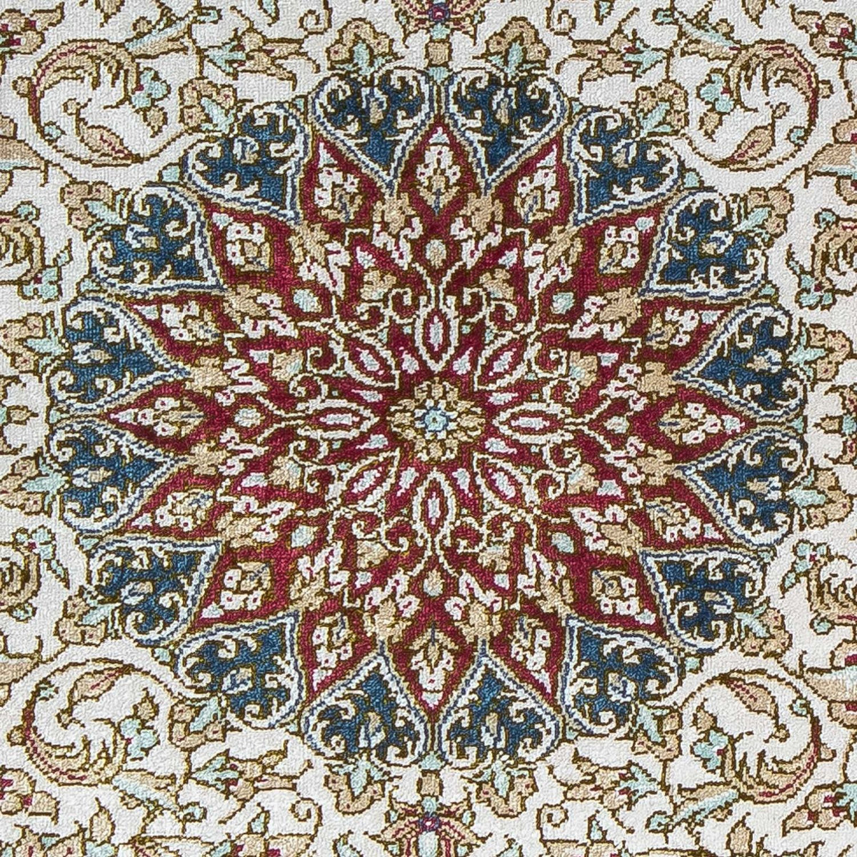 Perser Rug - Ghom - 78 x 60 cm - dark red