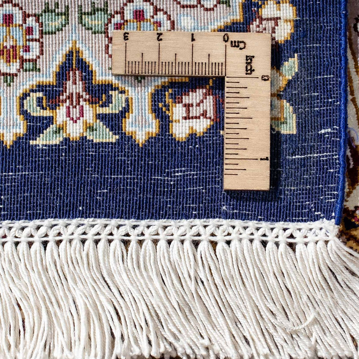 Perser Rug - Ghom - 87 x 59 cm - dark blue