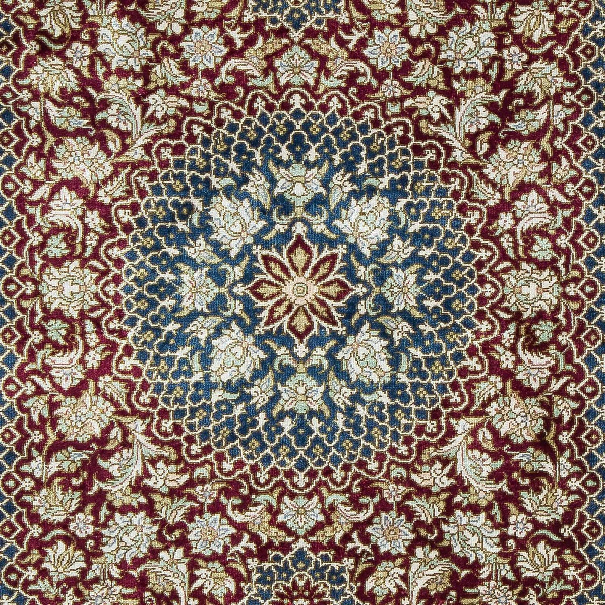 Perser Rug - Ghom - 92 x 61 cm - dark blue