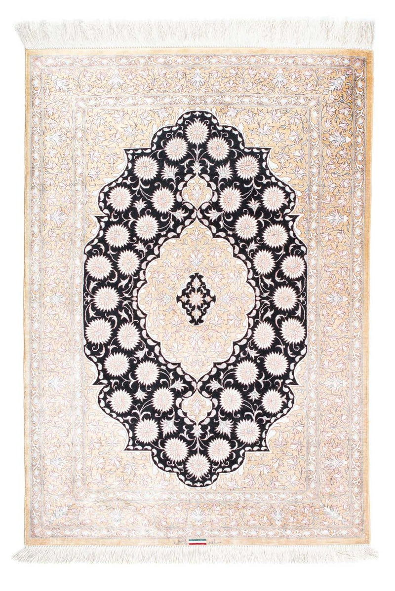 Perser Rug - Ghom - 113 x 77 cm - beige