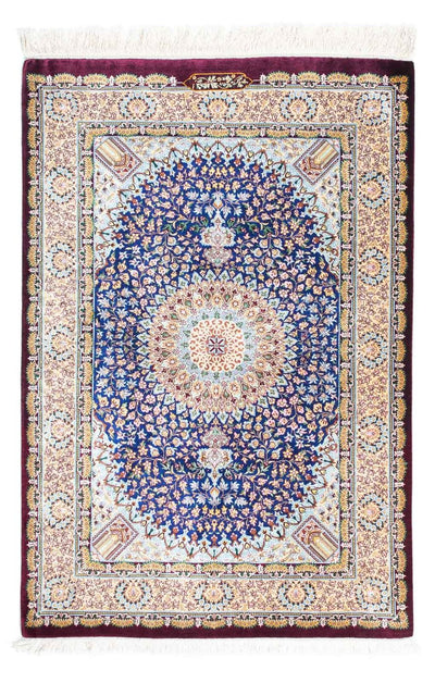 Qom Rug 79x117cm - Persian Rugs