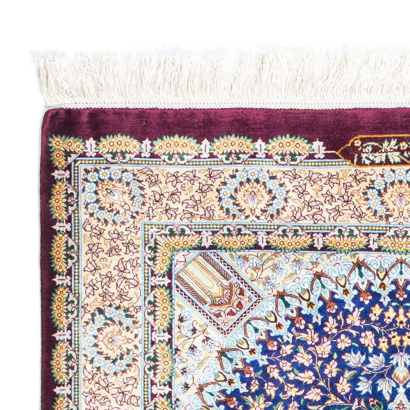 Qom Rug 117x79cm - Persian Rugs