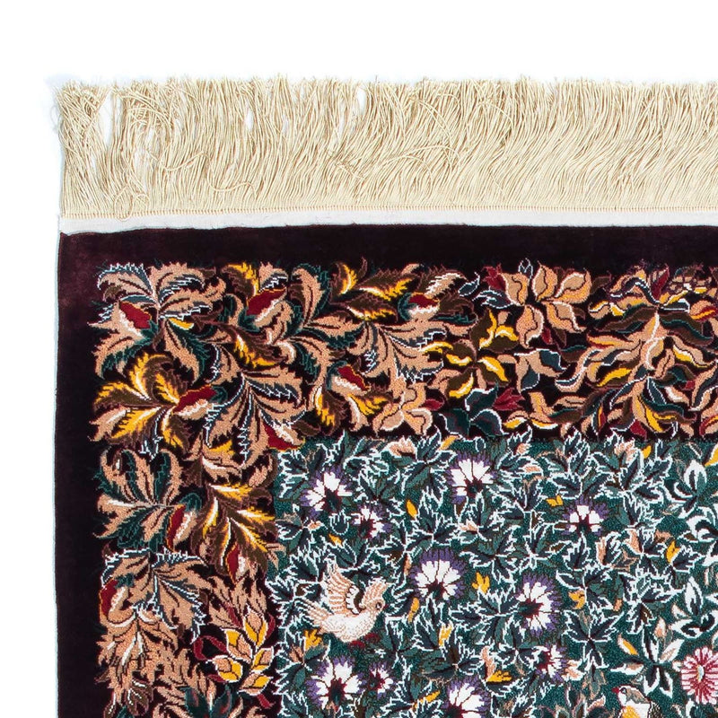 Perser Rug - Ghom - 120 x 78 cm - dark red