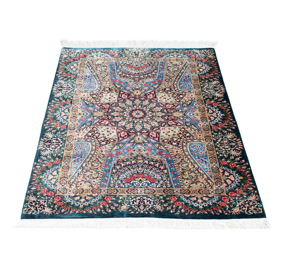 Perser Rug - Ghom - 118 x 79 cm - multicolored