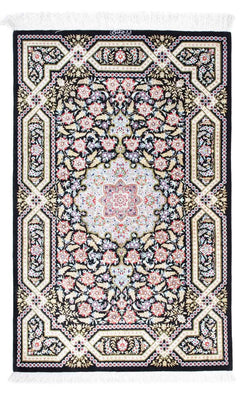 Perser Rug - Ghom - 124 x 79 cm - dark blue