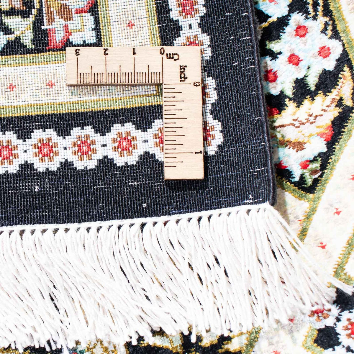 Perser Rug - Ghom - 124 x 79 cm - dark blue