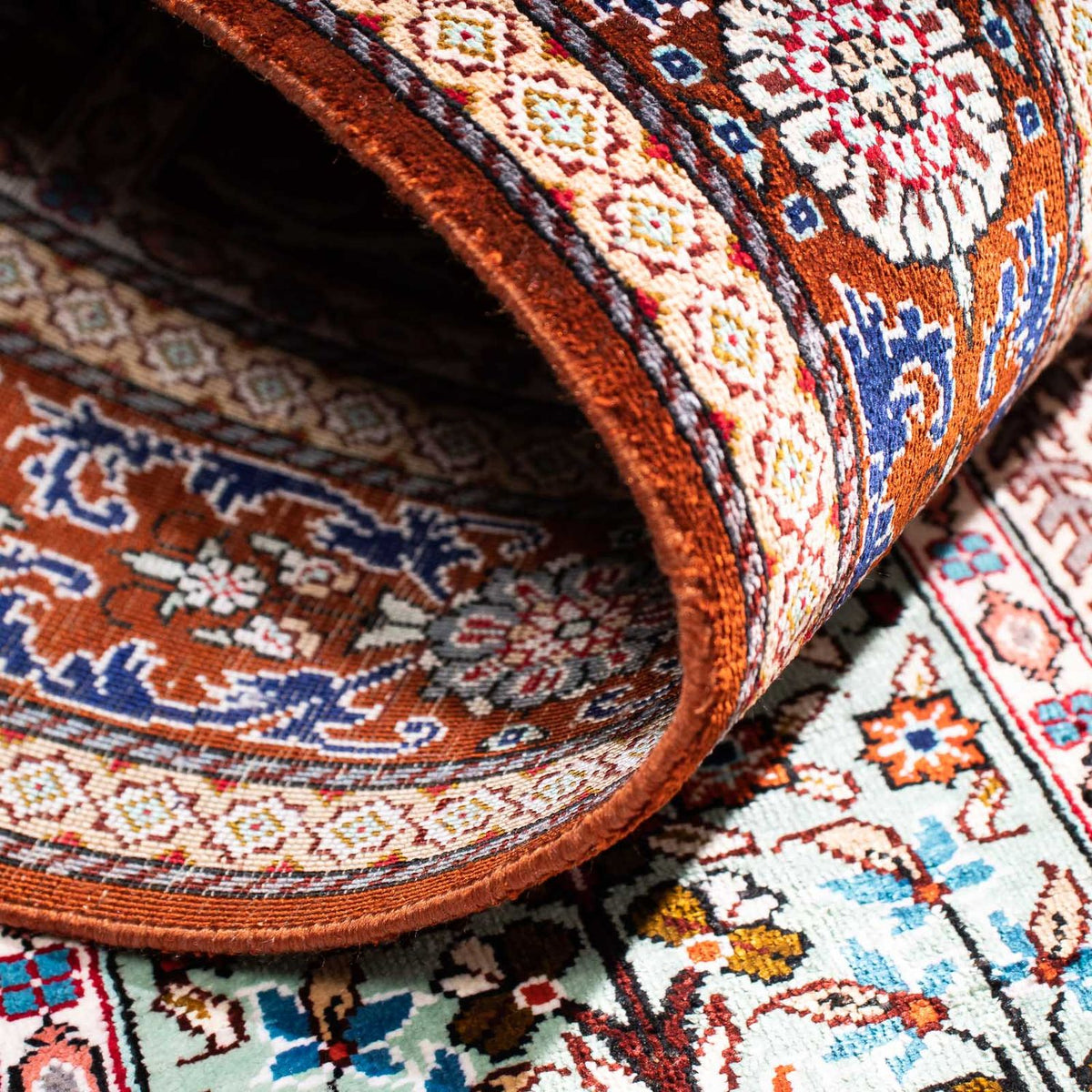 Perser Rug - Ghom - 122 x 77 cm - multicolored