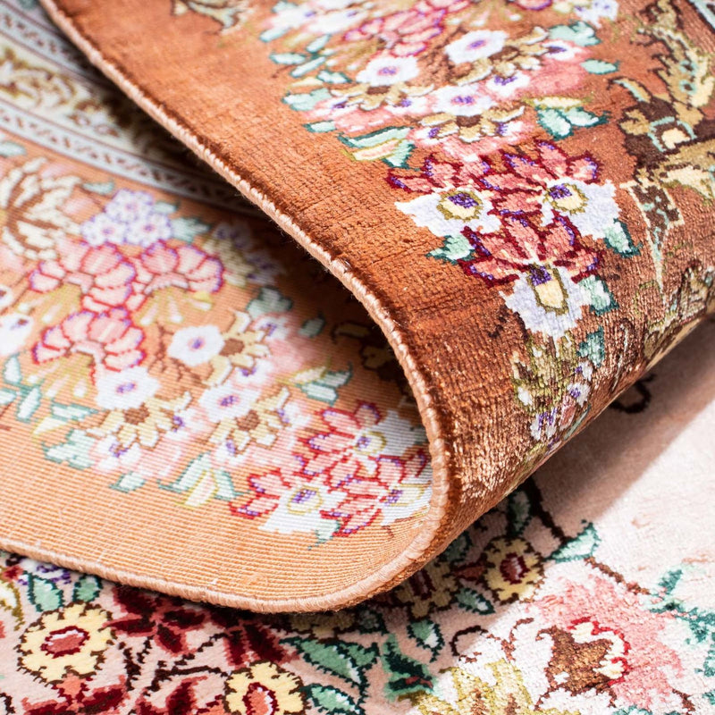 Perser Rug - Ghom - 123 x 80 cm - beige