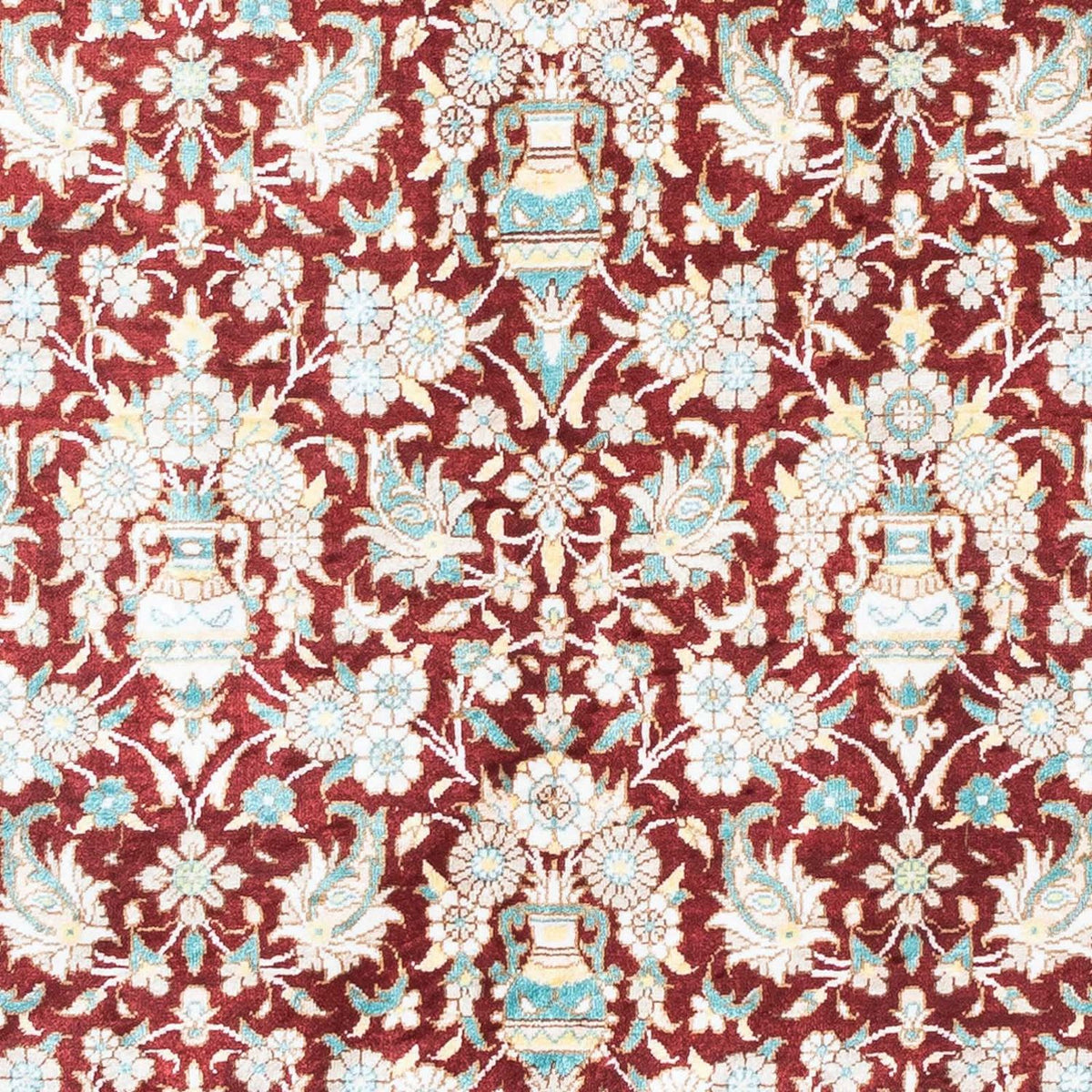 Perser Rug - Ghom - 119 x 76 cm - dark red