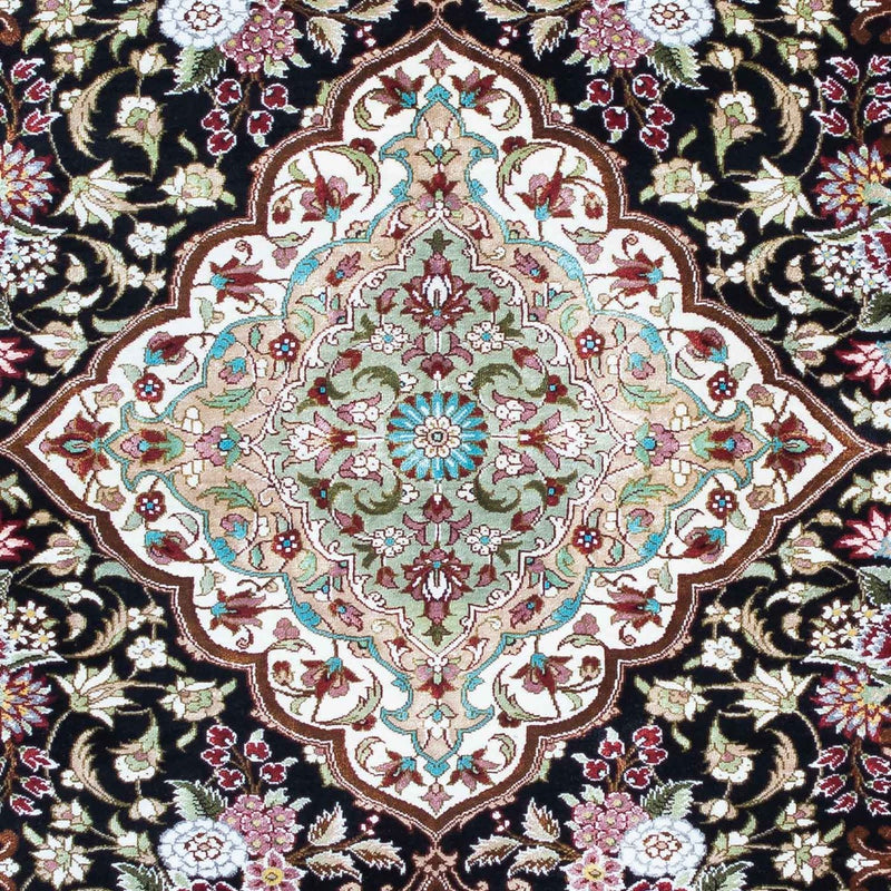 Perser Rug - Ghom - 114 x 80 cm - dark blue