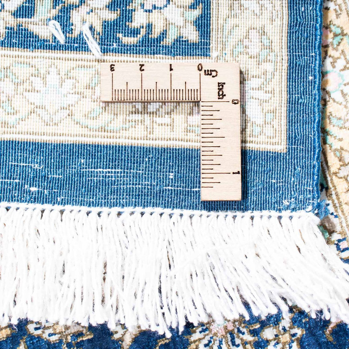 Perser Rug - Ghom - 111 x 73 cm - blue