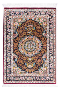 Perser Rug - Ghom - 119 x 79 cm - dark red