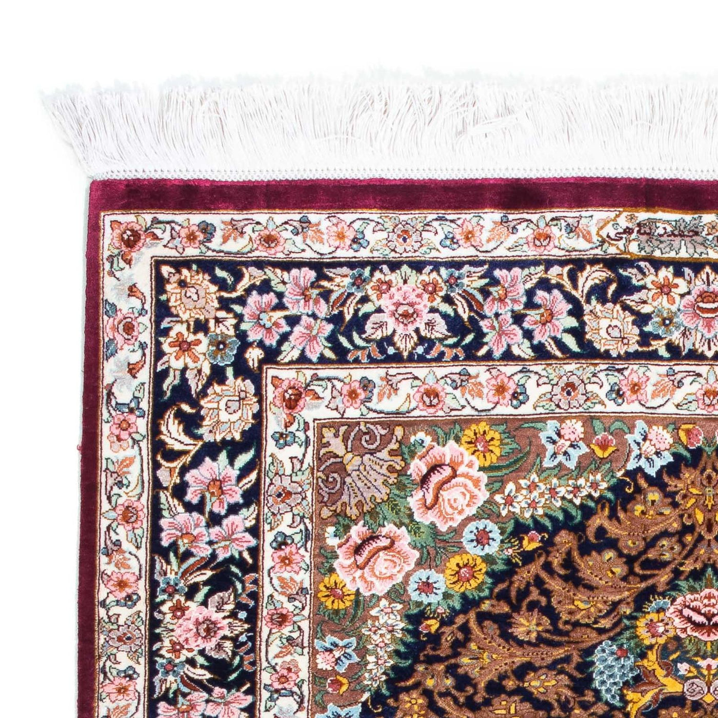 Qom Rug 119x79cm - Persian Rugs